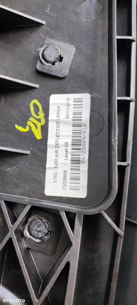 deska rozdzielcza kokpit poduszki airbag pasy skóra JAGUAR XF II 2 X260 EU - 12