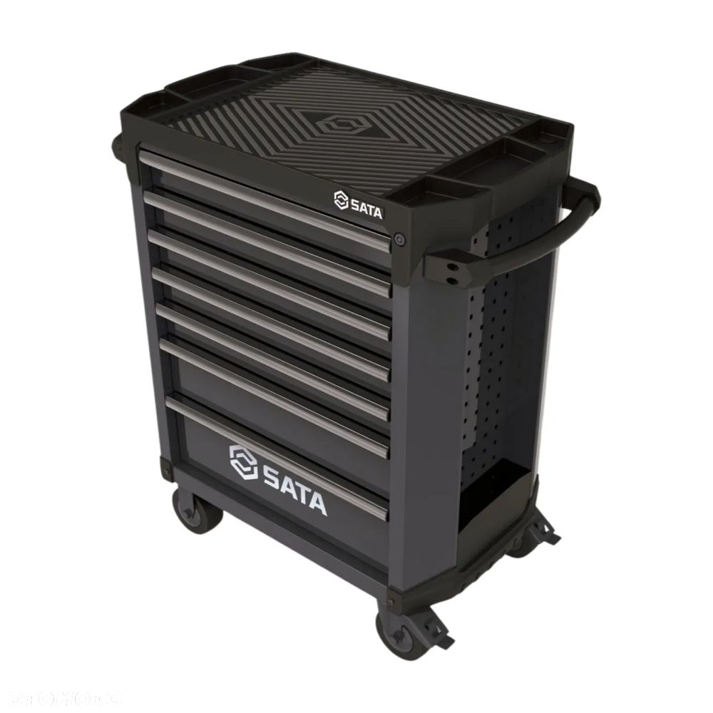 Sata Wózek Warsztatowy Szafka Narzędziowa 7 Szuflad z Wyposażeniem 368el. - 8