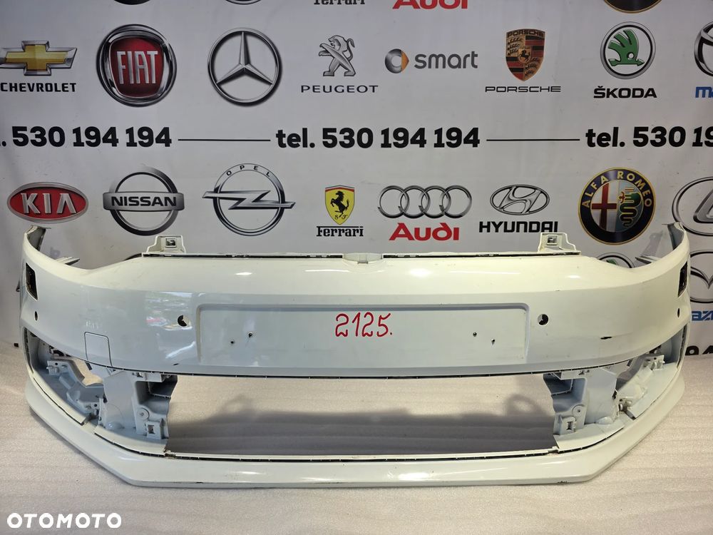 VW POLO 6C0 LIFT 14- ZDERZAK PRZEDNI PRZÓD NA SPRYSKI + 4xPDC NR 6C0807221 NR AUKCJI NZ2125 - 1