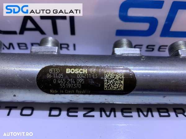 Rampa Presiune Injectoare cu Senzor Regulator Opel Astra H 1.9 CDTI 120CP 2004 - 2010 Cod 55197370 0445214095 - 2