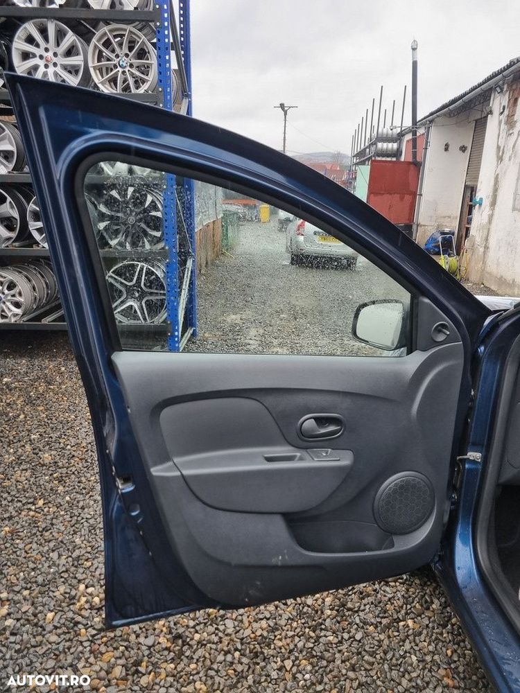 Usa Stanga Fata Dacia Sandero 2 Facelift 2016 - 2020 Hatchback 4 Usi BLUE TERPR (1488) - 3