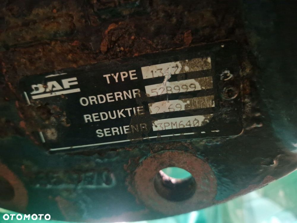 Wkład mostu Dyfer DAF XF CF 85 105 106 Euro 3 / 4 / 5 / 6 1347 AAS1347 2.69 - 3