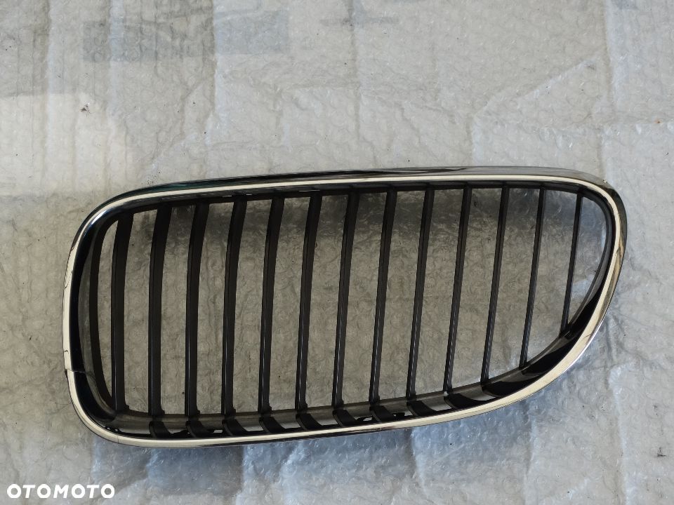 BMW E92 E93 Lift Kratka Nerka Atrapa Grill Lewa Czarna + Chrom 7254969 7254971 7254967 - 2