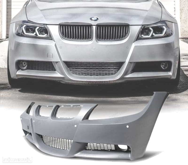 PÁRA-CHOQUES BMW E90 E91 LOOK M TECH 05-08 COM PDC - 1