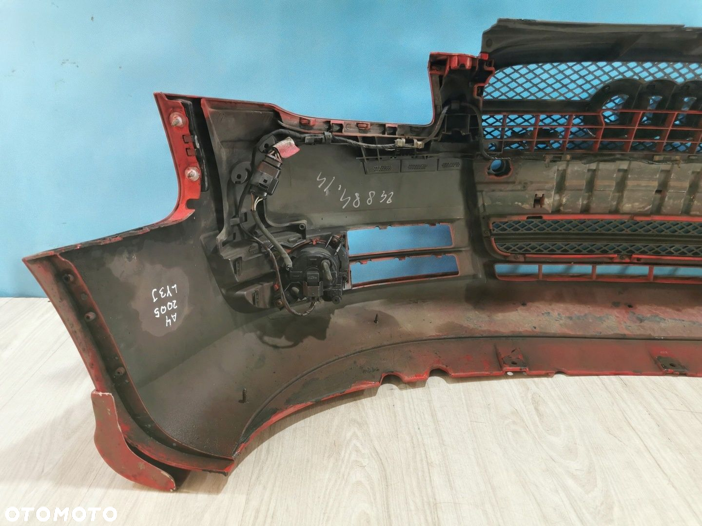 Audi A4 B7 S4 Look zderzak grill przód przedni LY3J dokładka - 7