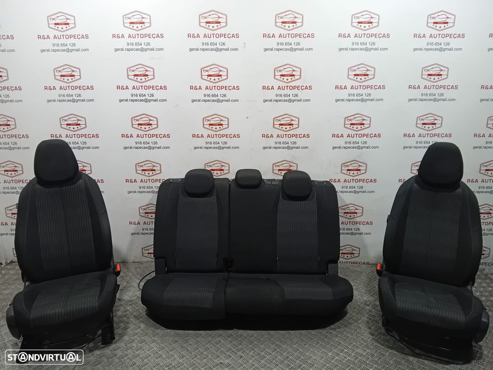Conjunto de Bancos Peugeot 308 II SW Tecido Original - 13