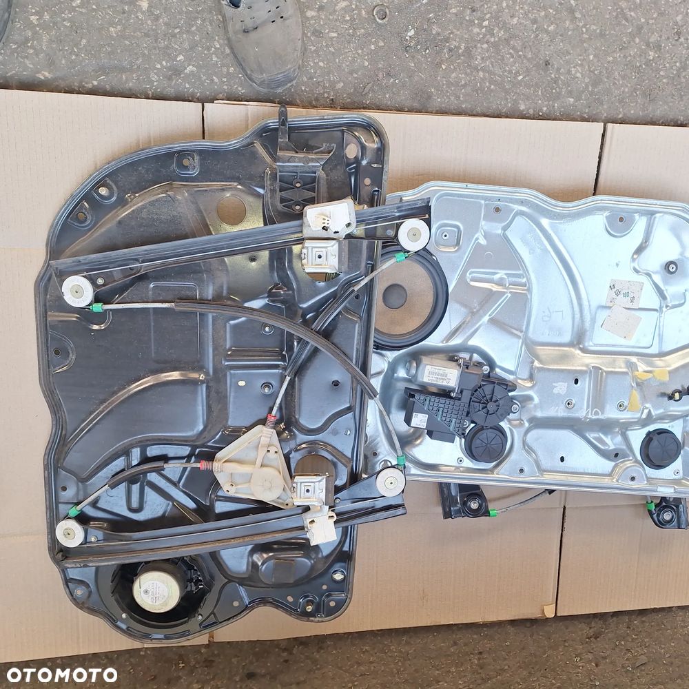MECHANIZM PODNOSNIK SZYB SZYBY PRAWY LEWY PRZOD TYL POLO 9N - 5