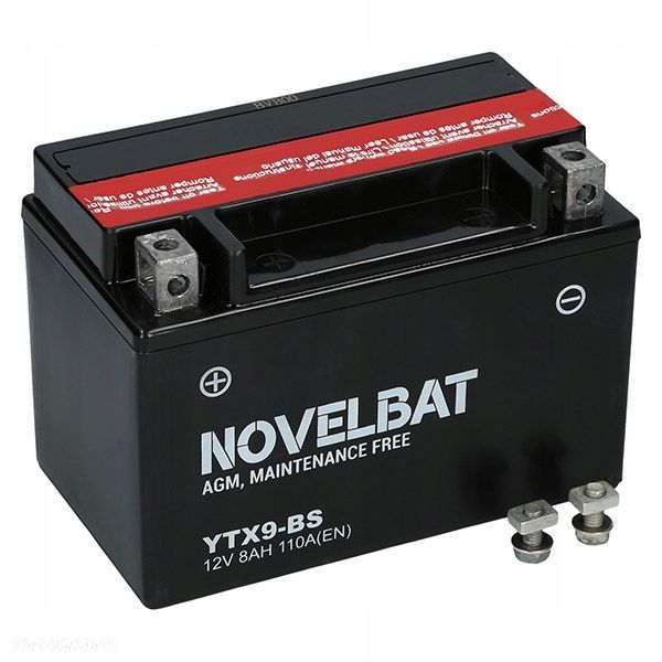 Akumulator Novelbat AGM 12V 8Ah YTX9 BS L - 1