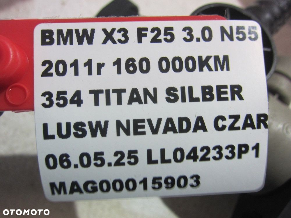 BMW X3 F25 F07 F10 F12 N55 ZAWÓR ODPOWIETRZANIA BAKU 13907636157 7636156 - 9