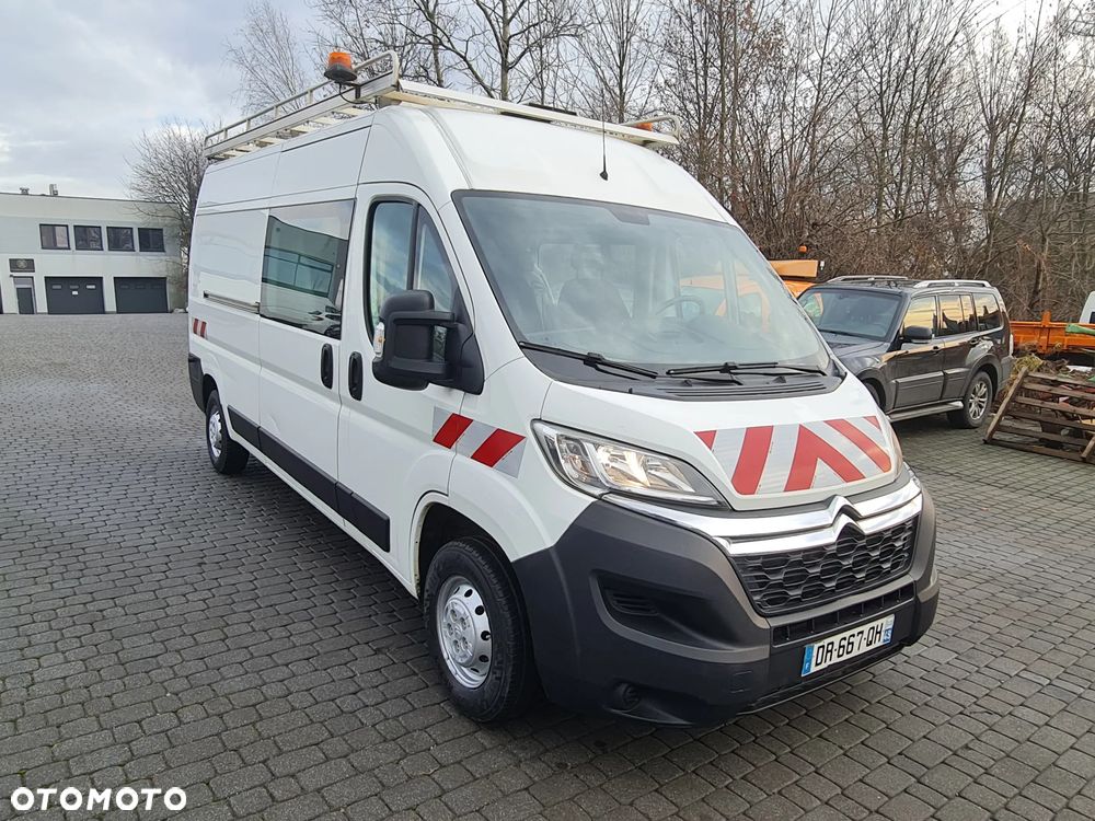 Citroën Jumper 2015r. Brygadówka 7 Osobowy L3H2 Klima Bagażnik Dachowy - 4