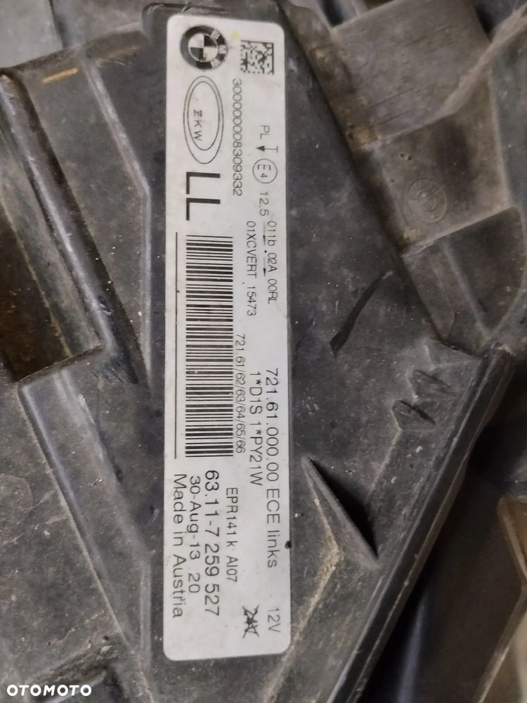 Lampa Lewa Prawa Bi Xenon Skrętny BMW f30 f31 Europa - 3