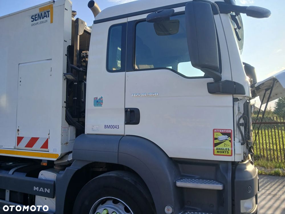 MAN TGS 18.360 4X4 HYDRODRIVE SMIECIARKA SEMAT DO ZABUDOWY WYWROTKA - 4
