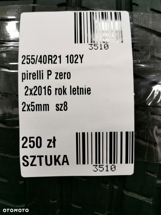 2x 255/40r21 pirelli 2016 letnie 3510 - 8