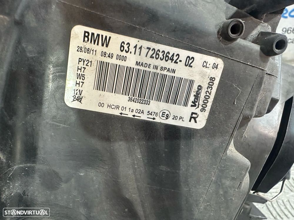 .Conjunto Faróis Oticas Frontais Frente Halogénio Originais LCI BMW E82 Coupe E88 Cabrio 7 263 642 / 7 263 641 - 13