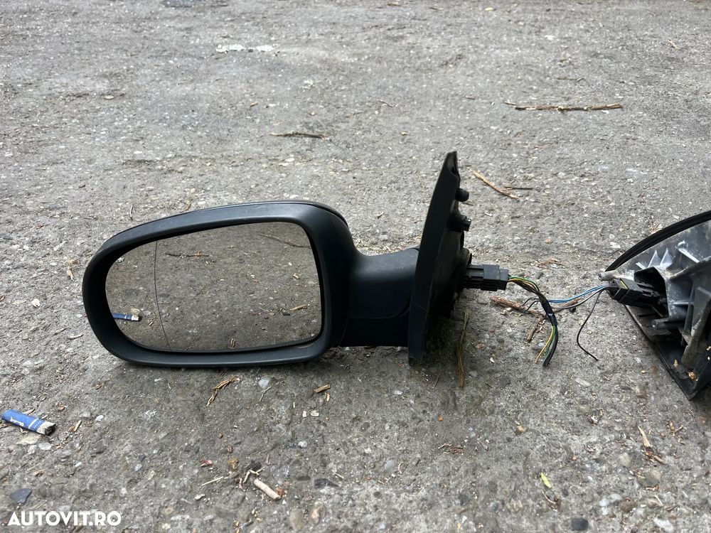 Oglinda stanga/Oglinda dreapta Opel Corsa C negru electrica - 8