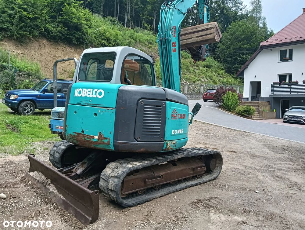 Kobelco SK80 | SK 80 MSR | koparka gąsienicowa obrotowa | 8 ton | midi koparka | silnik Isuzu - 4