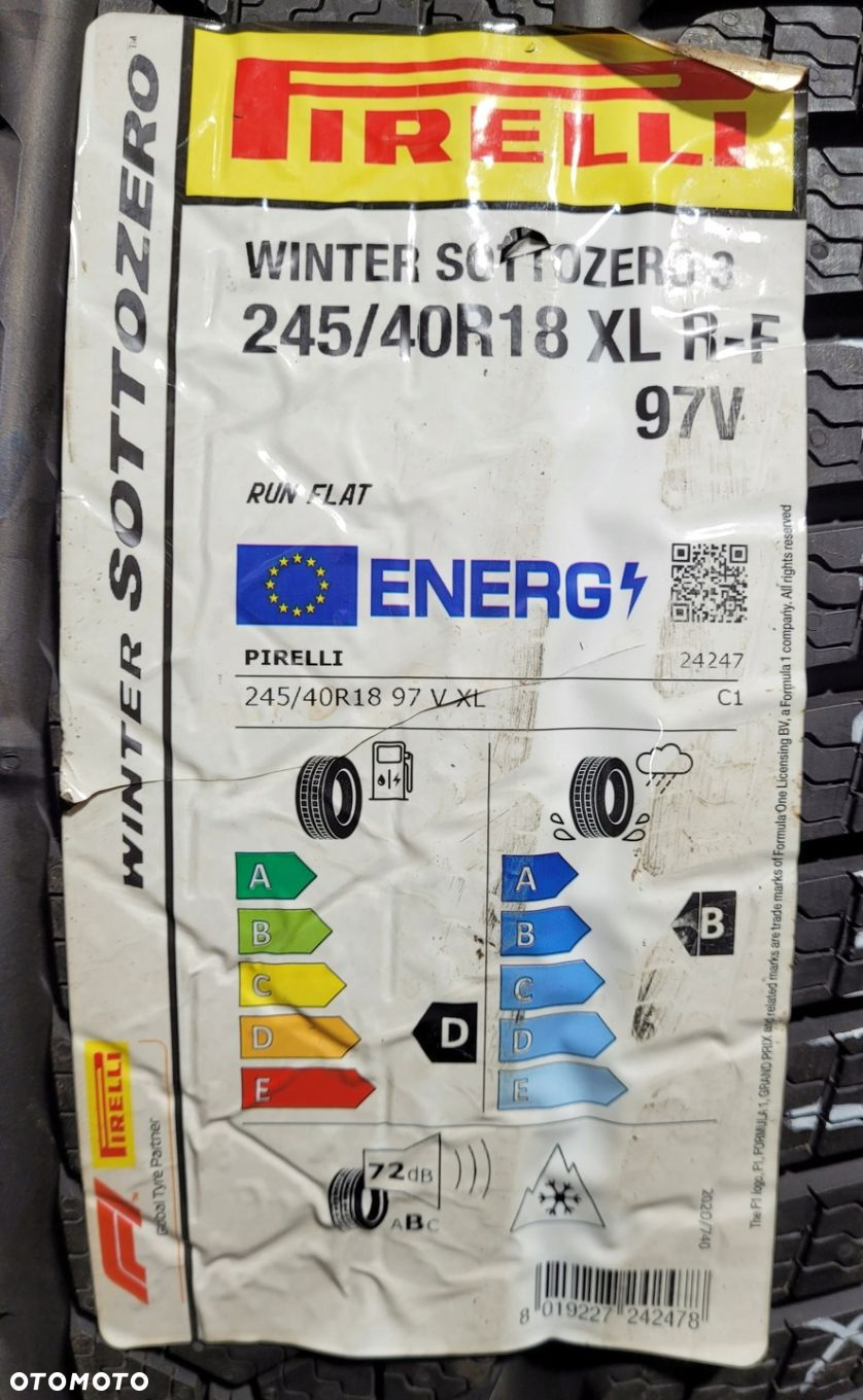 4x Pirelli Winter Sottozero 3 245/40R18 97V XL Z631A - 4