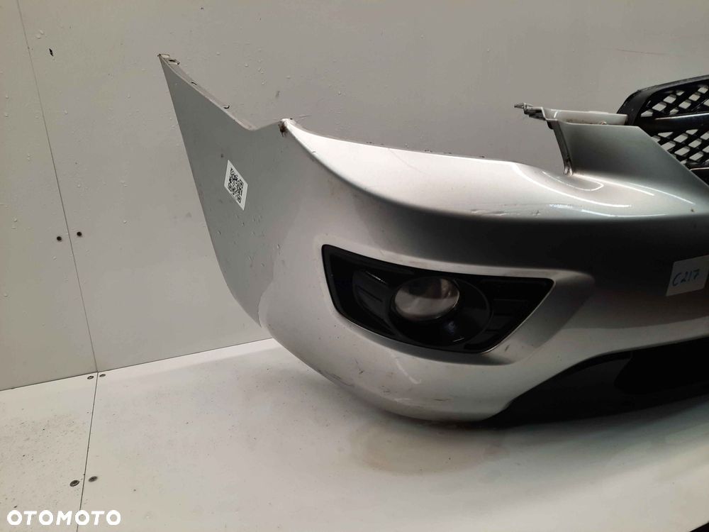 ^ ZDERZAK PRZÓD PRZEDNI DO KIA CARENS III 3 SREBRNY HALOGENY - 6