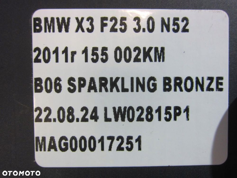 BMW X3 F25 F10 F06 MODUŁ STEROWNIK ŚWIATEŁ 9251980 FRM 6992947 61359251980 - 7