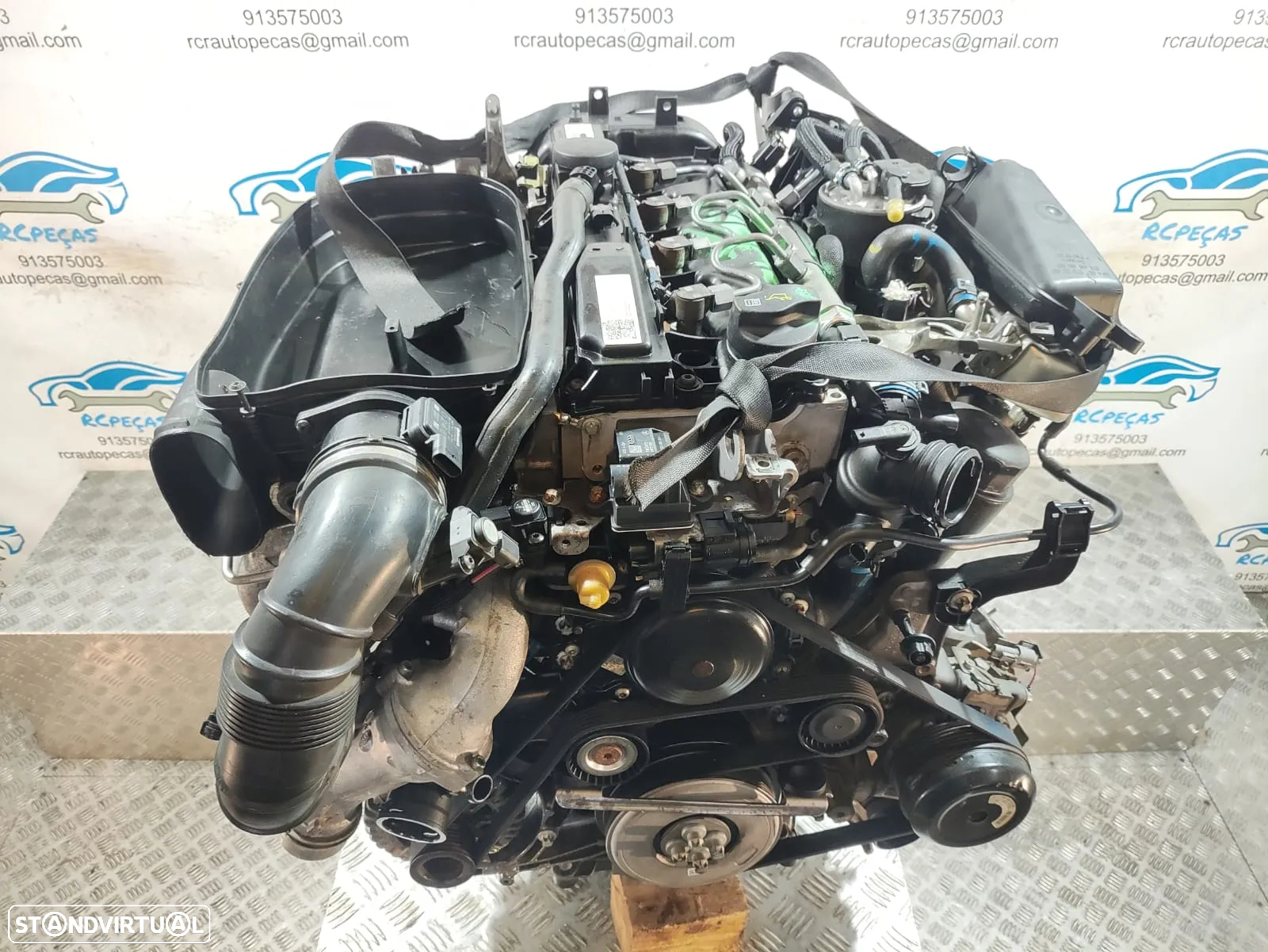 Motor Completo Mercedes Benz Class C W204 2.1 CDI 16v 170cv 651911 651.911 651 911 - 4