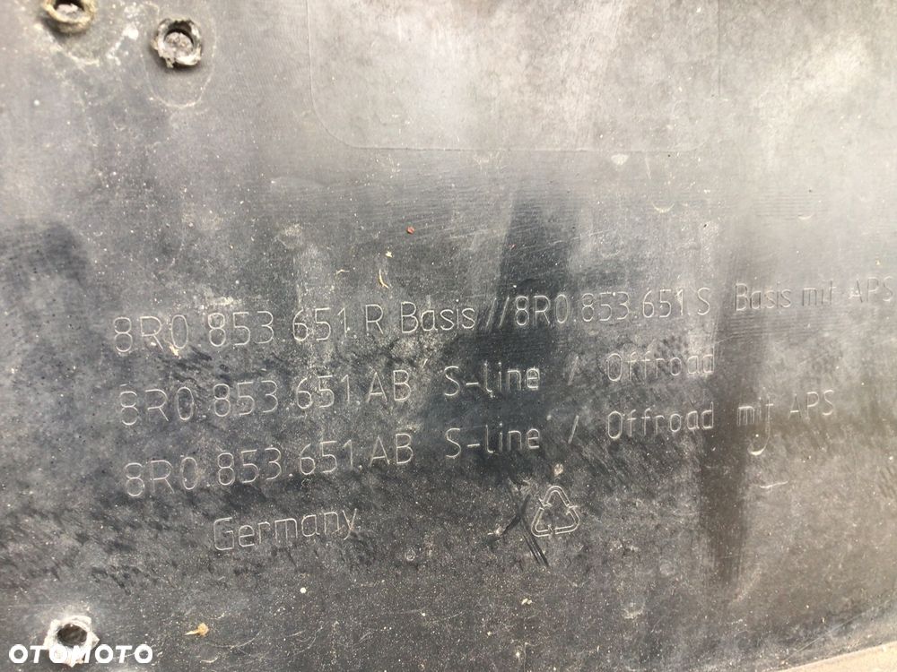 Zderzak przedni Audi Q5 S-line 8R0 - 9