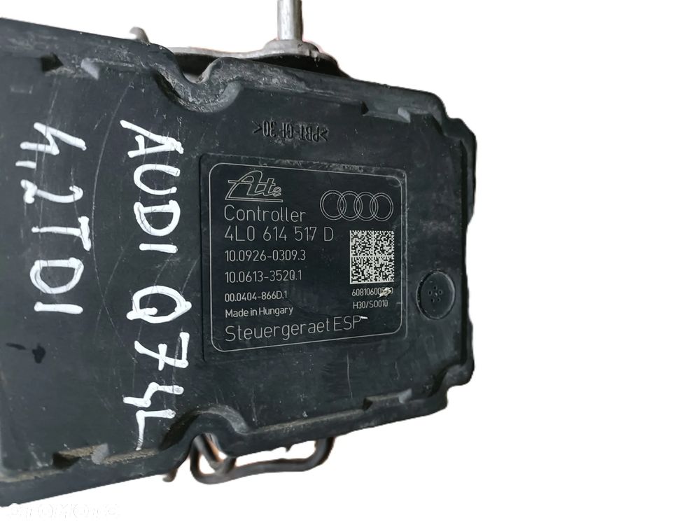 AUDI Q7 4L 05-15 4,2 TDI pompa hamulcowa ABS 4L0614517D * - 5