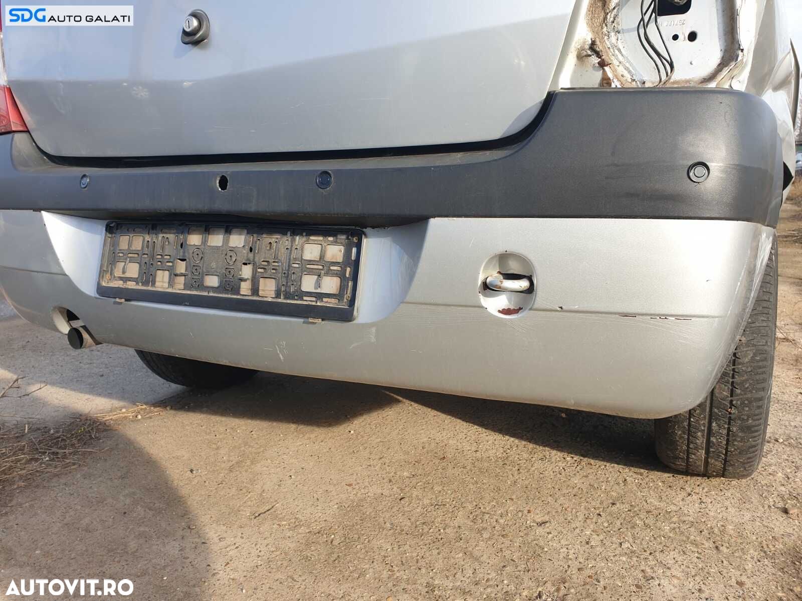 Bara Spoiler Spate cu Locas Senzori Parcare Dacia Logan 1 2004 - 2012 Culoare TED69 - 1