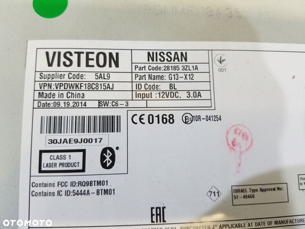 radio cd nissan pulsar 281853zl1a - 3