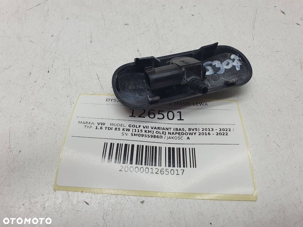 DYSZA SPRYSKIWACZA SZYBY LEWA VW GOLF VII 5M0955986D - 3