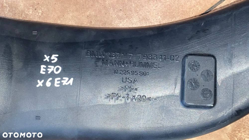 RURA WĄŻ PRZEWÓD POWIETRZA BMW X5 E70 X6 E71 7798341 - 2