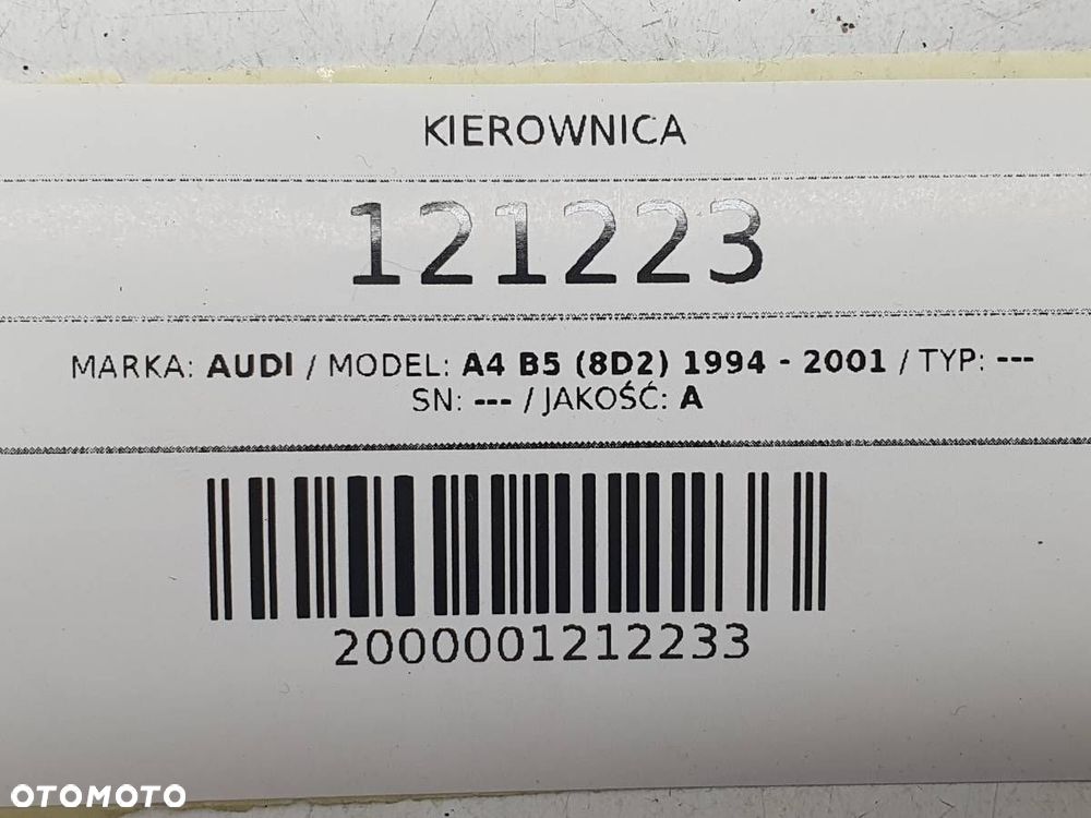 KIEROWNICA TRÓJRAMIENNA S-LINE PODUSZKA POWIETRZNA AIRBAG AUDI A4 B5 - 10