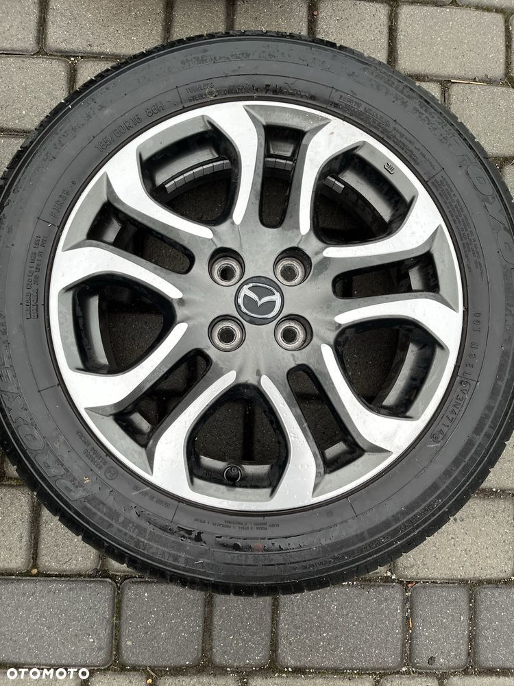 Alufelgi 4x100 16 cali Mazda Hyundai Toyota opony 185/60/16 - 3