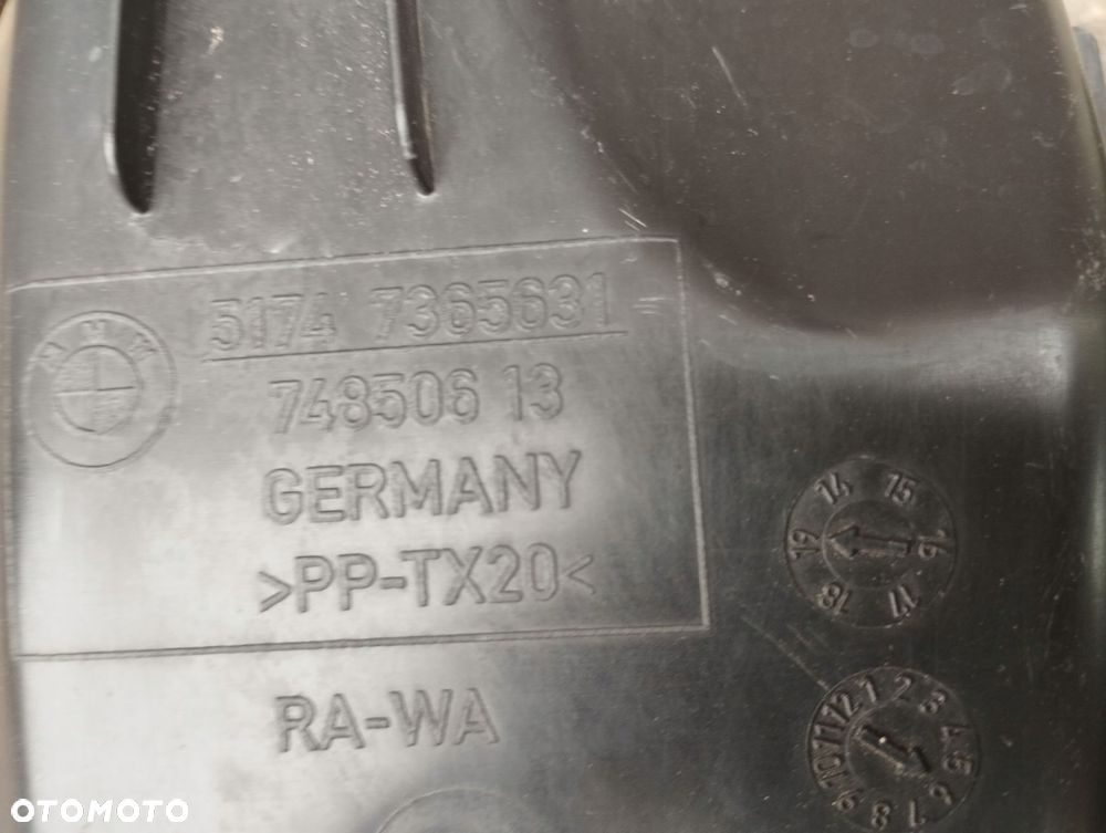 wlot kanał powietrza lewy prawy bmw 7 g11 g12 7365631 7365632 - 3