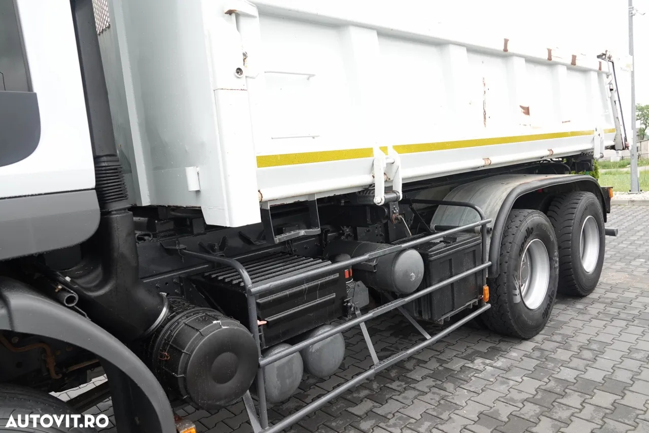 Renault KERAX 410 / 6x4 / 3-SIDE TIPPER / 2X HYDROBORTA / HYDROKLAPA / BORDMATIC / MANUAL / IMPORTAT - 15