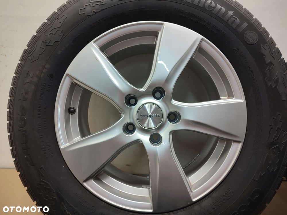 koła felgi aluminiowe vw audi 17'' 7,5 5x112 zima 245/65/17 opony - 4