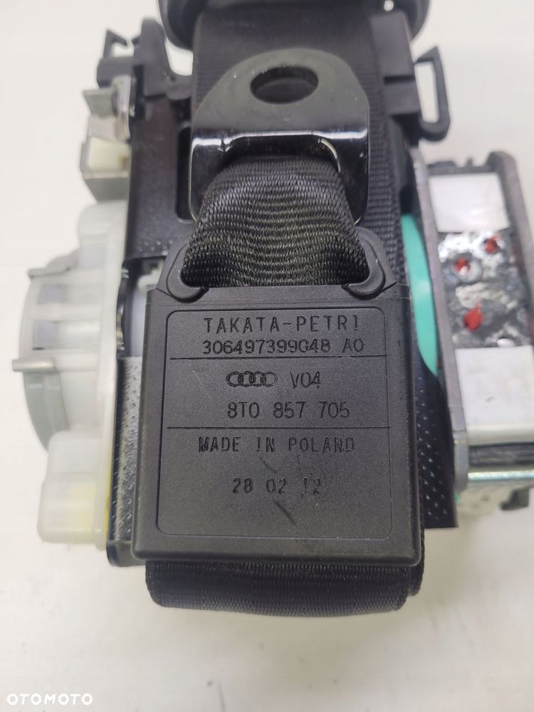 PAS BEZPIECZEŃSTWA AUDI A5 8T 8T0857705 USZKODZONY - 4
