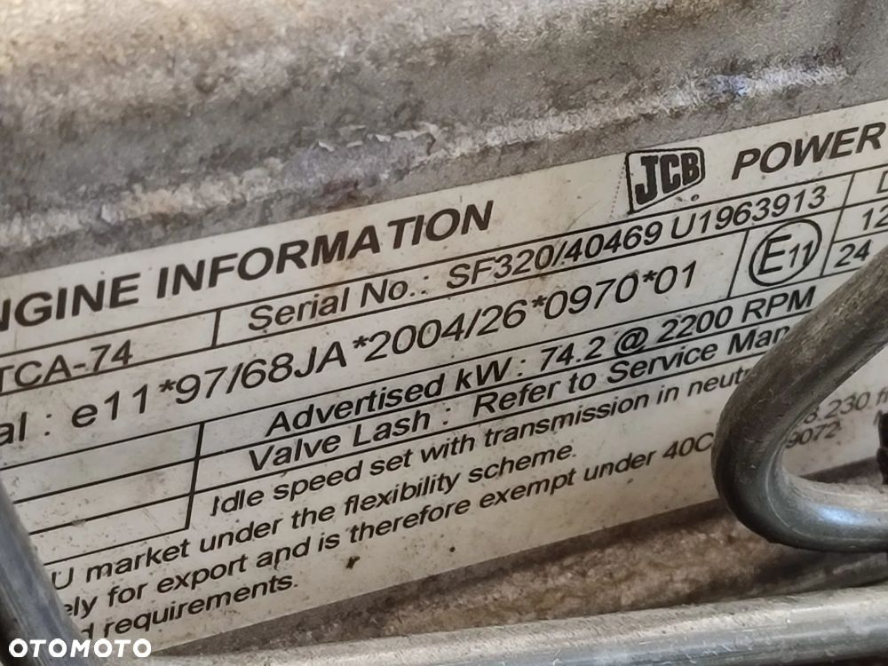 Silnik TCA-74 JCB 530-70 - 13