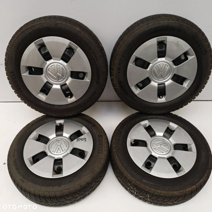 Koła 4x100 14 Vw Up Pirelli 6mm (E5109) - 1