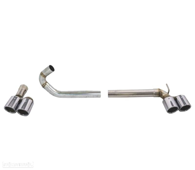 CONJUNTO PONTEIRAS DE ESCAPE DUPLA BMW F30 F31 10-18 LOOK M3 - 2