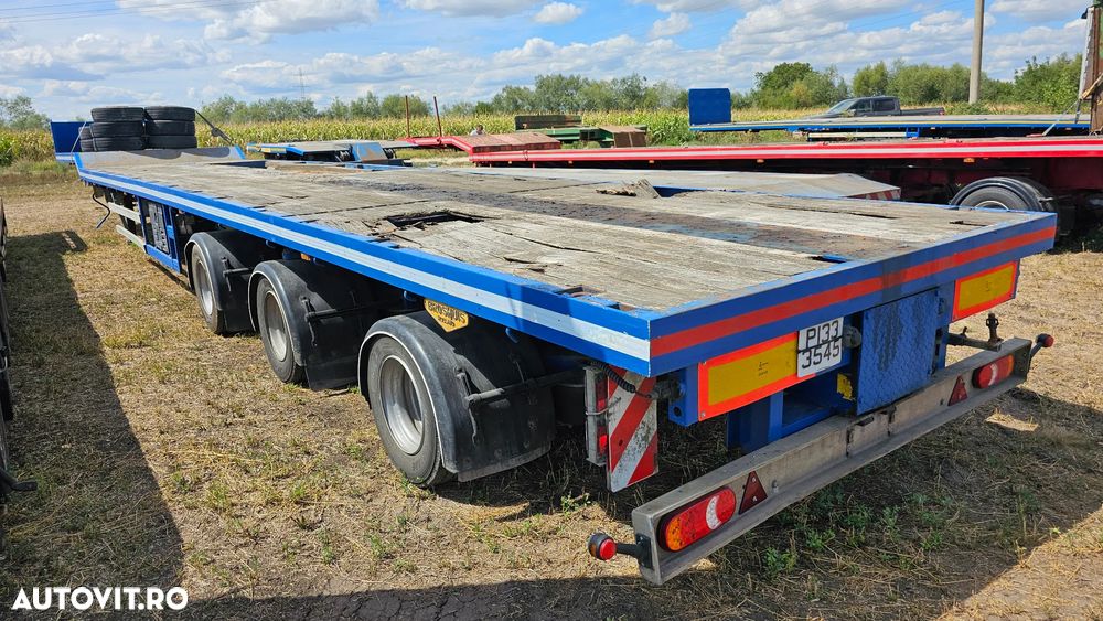 Broshuis 3 axe Semiremorcă platformă extensibila la 46 m - 2