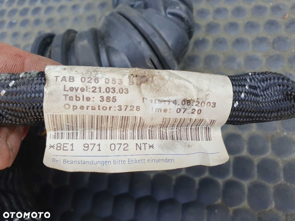 Wiazka 8E1971072NT Instalacja Silnika 1.9 TDI AVF 130KM Europa Automat Audi A4 B6 - 7