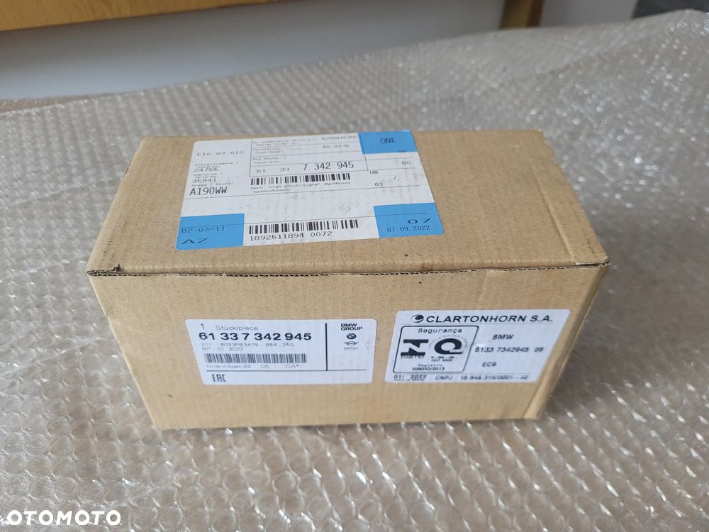 Klakson Sygnał Dźwiękowy BMW F30 F36 F80 61337342945 Nowy - 4