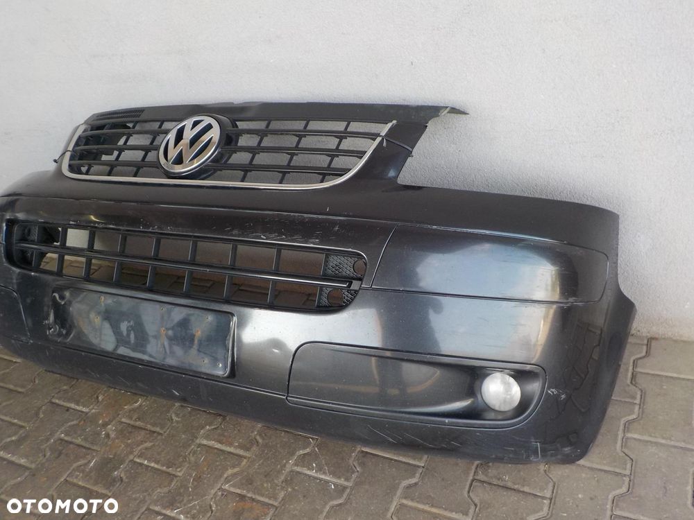 VW T5 03- MULTIVAN CARAVELLE ZDERZAK PRZÓD PRZEDNI LAKIEROWANY - 3