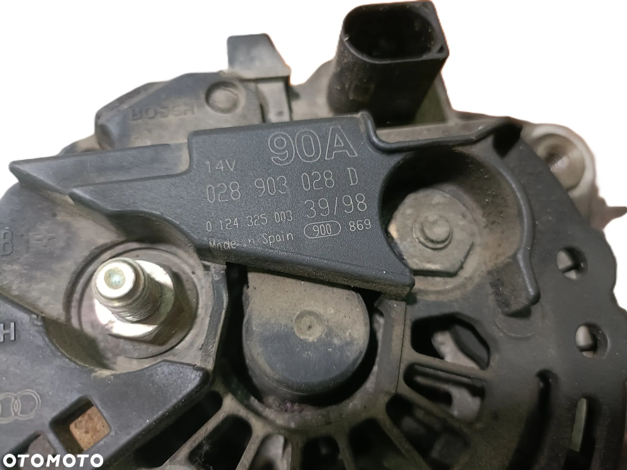 VOLKSWAGEN BORA 99-06 1,6 B ALTERNATOR BOSCH 028903028D * - 6