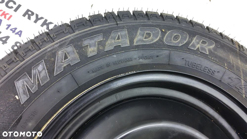 Microcar Aixam Koło Dojazdowe Felga 4x13 4x115 Lewarek  145/80r13 - 4