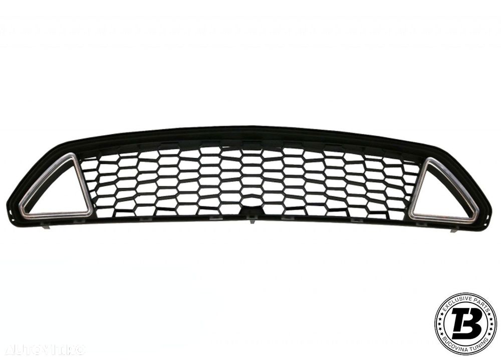 Grila Centrala cu LED compatibila cu Ford Mustang Mk6 VI RTR Design - 3