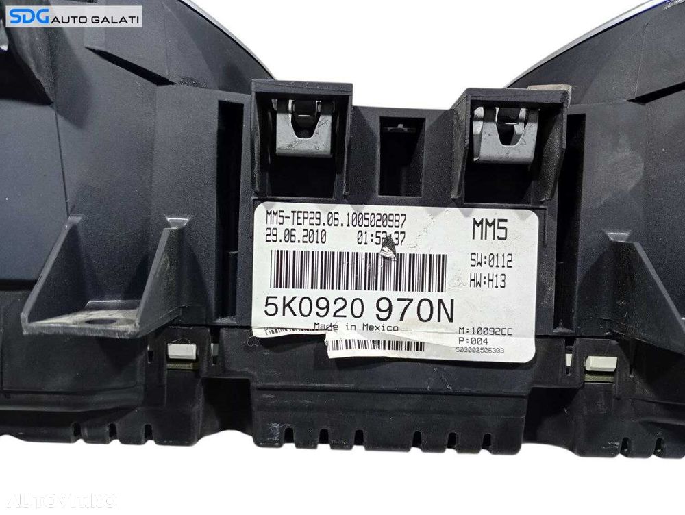 Ceas Ceasuri Cluster Instrumente Bord Volkswagen Golf 6 Diesel 2008 - 2014 Cod 5K0920970N [LR0920] - 4