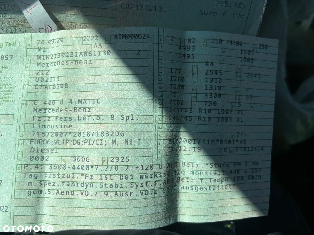 Mercedes-Benz Klasa E 400 d 4Matic 9G-TRONIC Avantgarde - 29