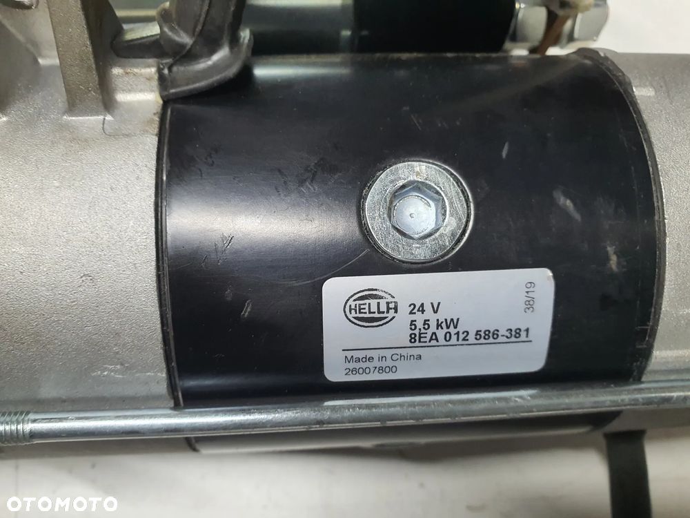 Rozrusznik Hella, 24V, 5.5kW, 8EA 012 586-381, MAN - 6