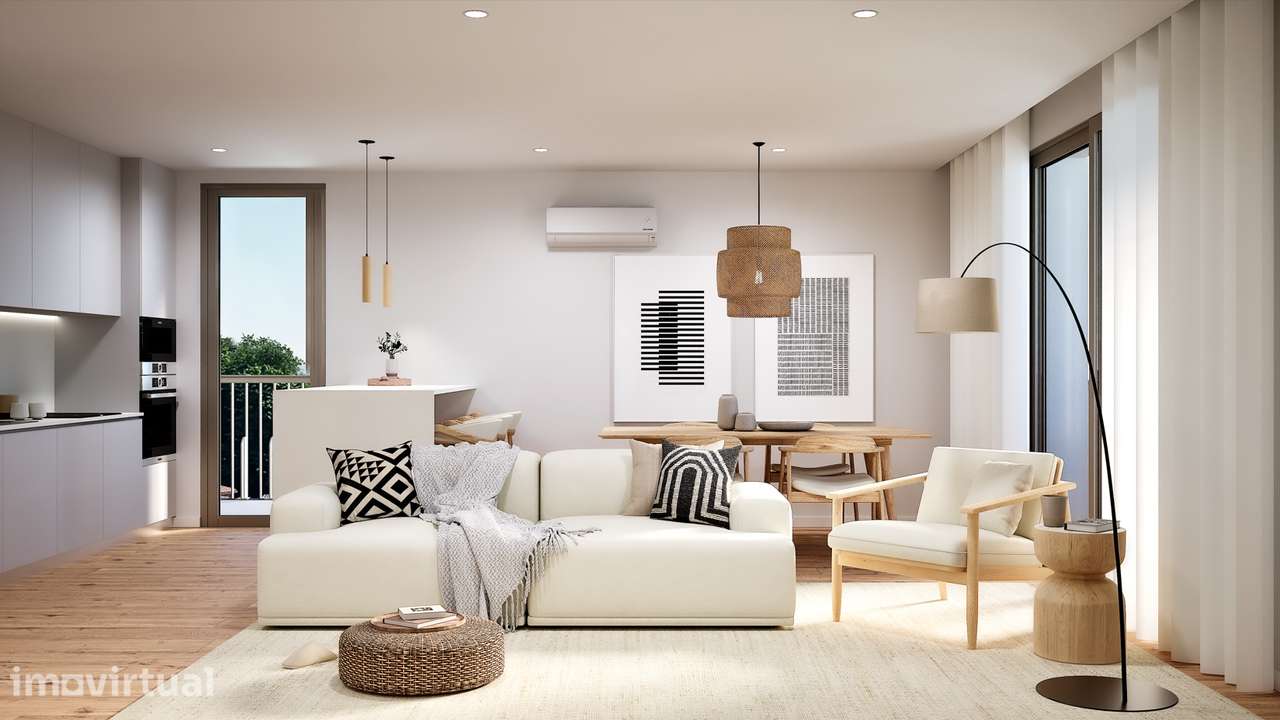 Apart. T2 c/Varanda (15.20m2) em Canidelo | Empreendimento The Prime - Grande imagem: 3/9
